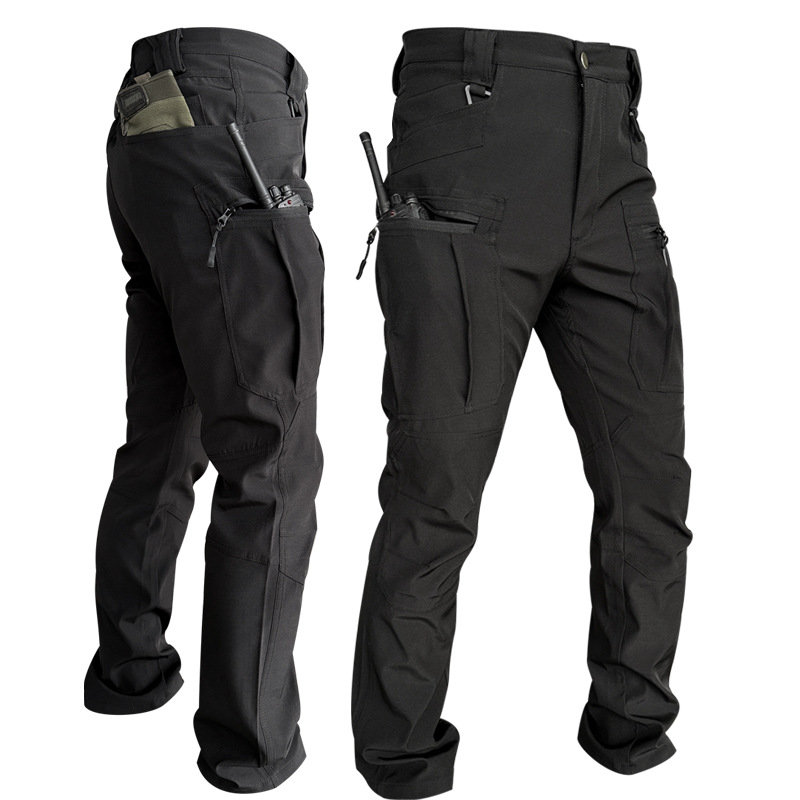 Fishing Pants Waterproof - Pantalon tactique pour homme, printemps-automne, multi-poches,