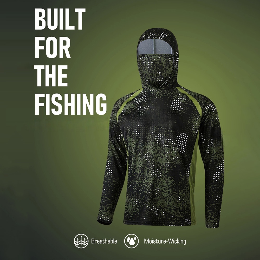 Vêtements de pêche MALFC pour  - Fishing Shirt Uv Protection avis et prix