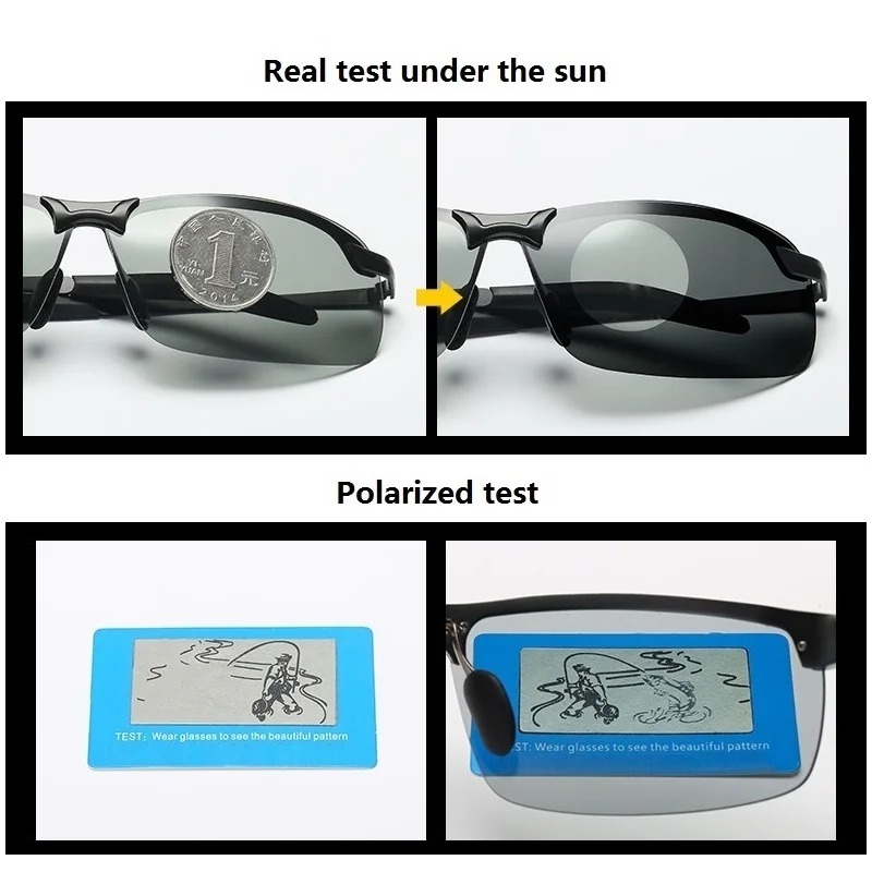 Lunettes de soleil photochromi - Fishing Sunglasses Polarized avis et prix