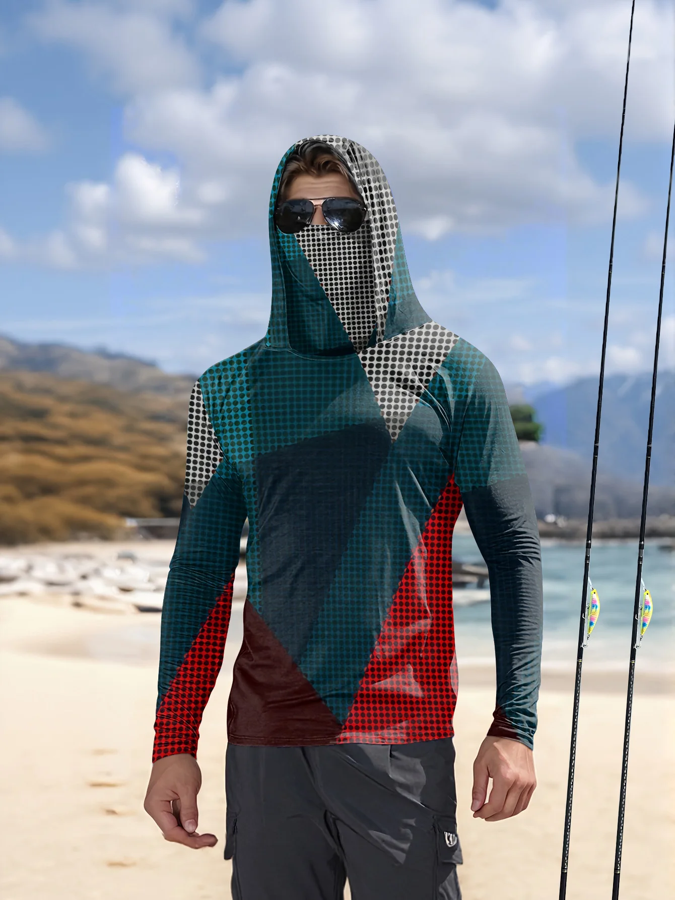 Sweat à capuche de pêche pour  - Fishing Shirt Uv Protection avis et prix